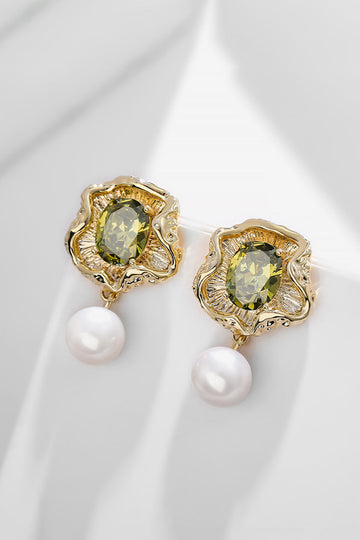 Schlichte und elegante Retro Ohrringe